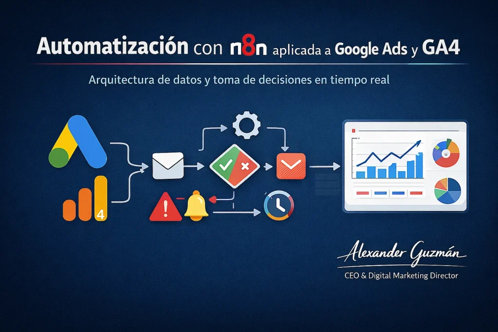 Automatizacion con n8n aplicada a Google Ads y GA4