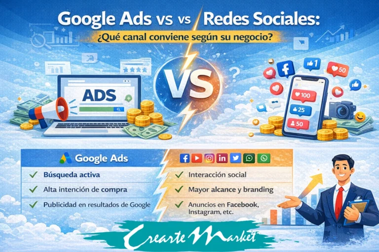 es mejor pautar en Google Ads o en redes sociales